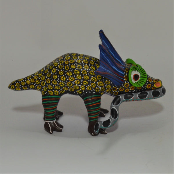 Delfino Victor Sanchez - Mexican Folk Art Monster with Snake