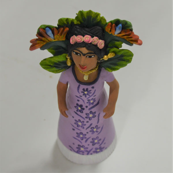 Leticia Garcia Aguilar - Oaxacan Frida Khalo in Purple Dress