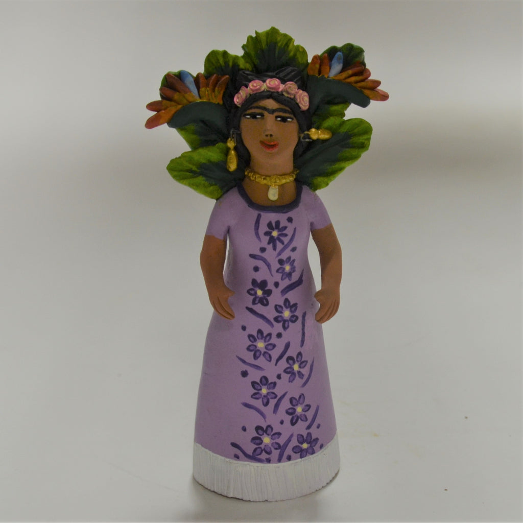 Leticia Garcia Aguilar - Oaxacan Frida Khalo in Purple Dress