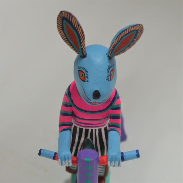 Martin Melchor - Oaxacan Folk Art Rabbit on a Bike