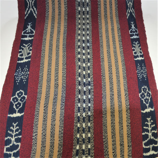 Textiles - Casa Flor Runner in Red, Tan and Blue