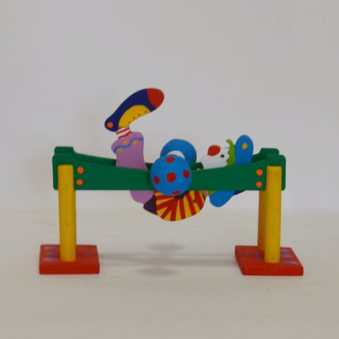 Toys - Hand Carved Rotating Clown