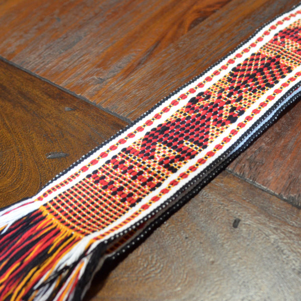 Textiles - Santo Tomas Belt in Black, Red and Gold