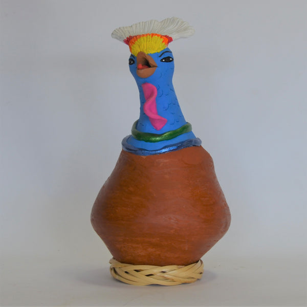 Aguilar Sisters - Guillermina Aguilar Blue Chicken Pitcher