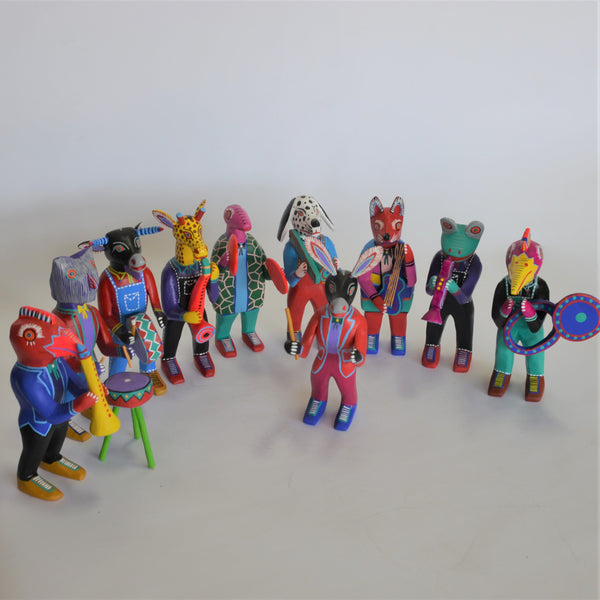 Martin Melchor - Mexican Folk Art 10 Piece Animal Band