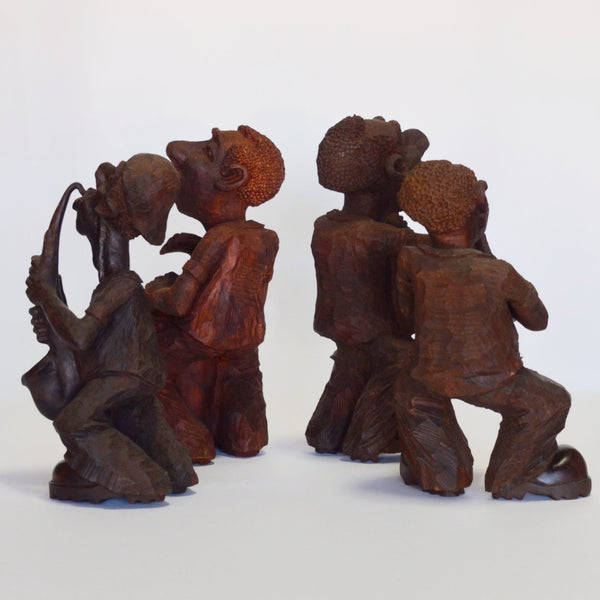 Wood - Cuban Hand Carved Quartet