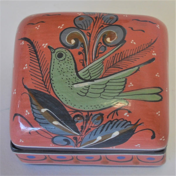Jesus Diaz Medrano - Barro Brunido Box with Bird