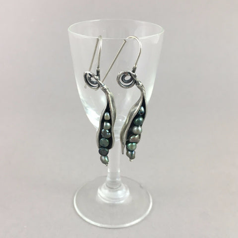 Jewelry - Mexican Silver Earrings with Fresh Water Pearls